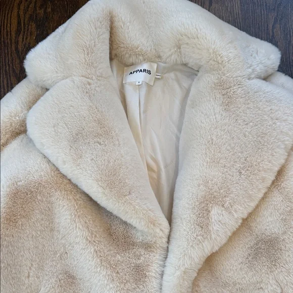 Apparis Steffi Faux Fur Long Coat - Women - Picture 14 of 16